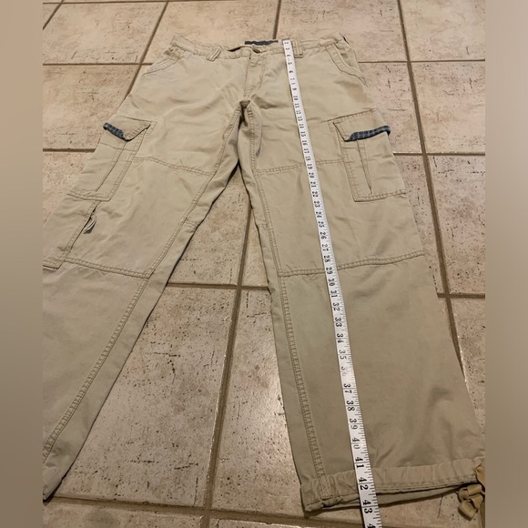 Old Navy Men's Tan Cargo Pants - Size 36x34 - 100% Cotton - Picture 9 of 9